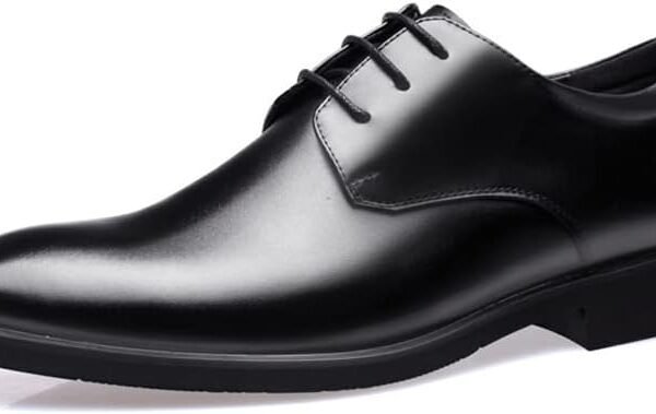 Men’s Modern Classic Dress Shoes – Slip On Oxford Formal Business Shoes