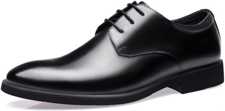 Men’s Modern Classic Dress Shoes – Slip On Oxford Formal Business Shoes