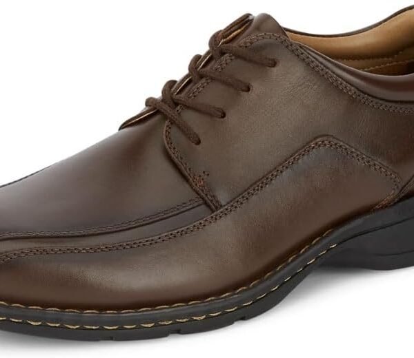 Men’s Casual Leather Oxford Shoes – Lightweight Everyday Formal Shoes
