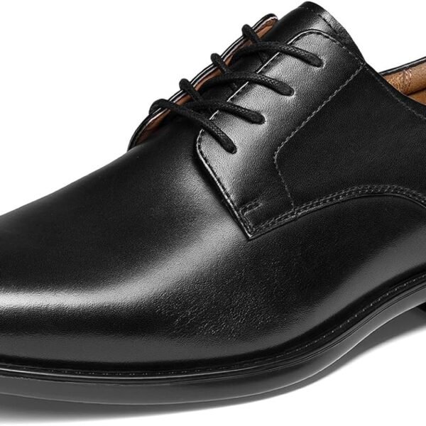 Men’s Classic Leather Oxford Dress Shoes – Formal Business Lace Up Comfort Shoes