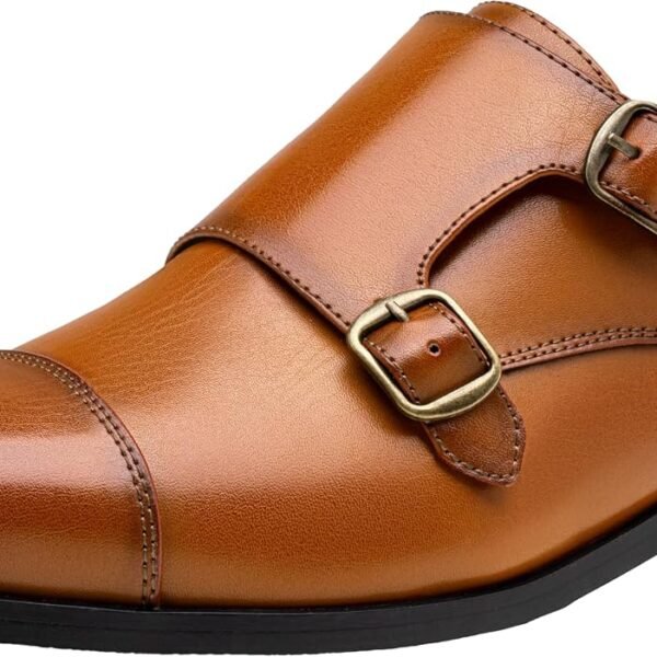 Men’s Elastic Apron Toe Slip On Loafers – Comfortable Formal Work Shoes