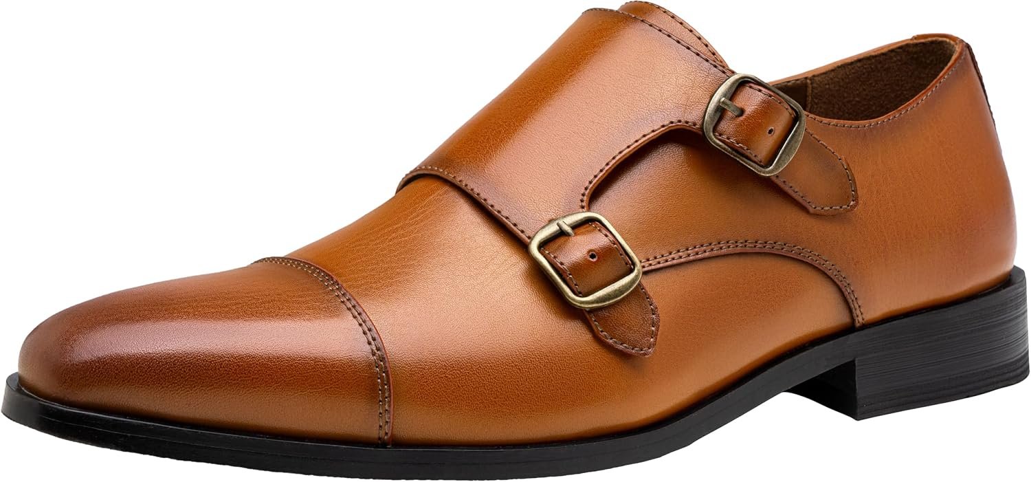 Men’s Elastic Apron Toe Slip On Loafers – Comfortable Formal Work Shoes